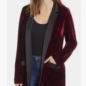 BB Dakota Velvet Oversized blazer - Size Small NWT